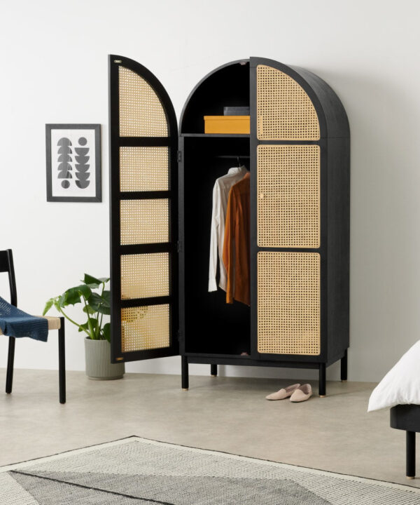 Furnliv Mandor Premium Cane Wardrobe #07 - Image 2