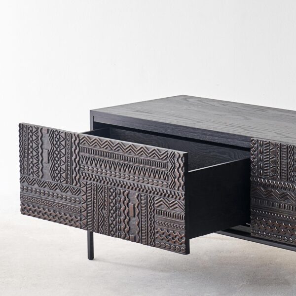 Furnliv Jodhpur Traditional Carved TV Unit - Image 6