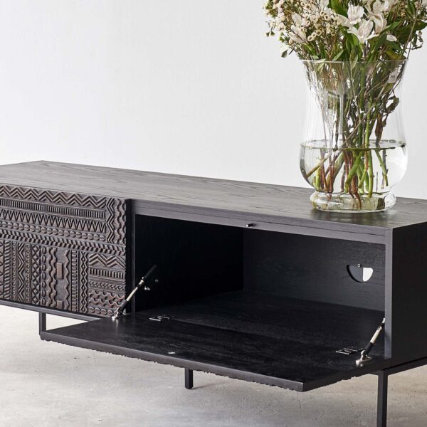 Furnliv Jodhpur Traditional Carved TV Unit - Image 2