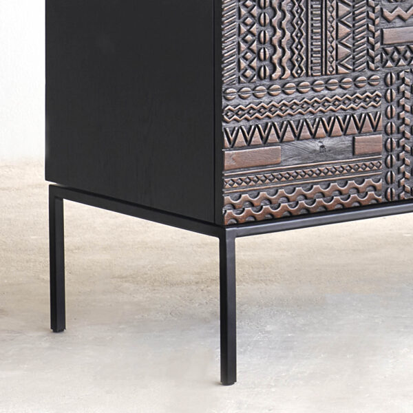 Furnliv Jodhpur Traditional Carved TV Unit - Image 3