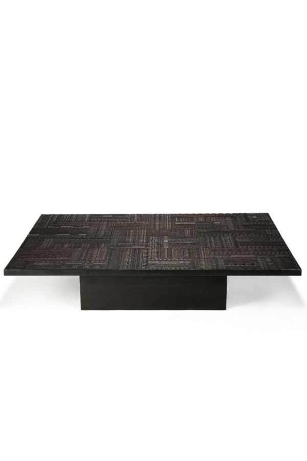 Furnliv Jodhpur Traditional Solid Wood Coffee Table - Image 2