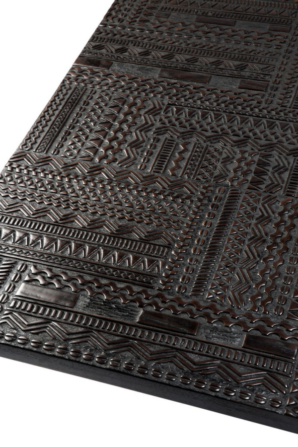 Furnliv Jodhpur Traditional Solid Wood Coffee Table - Image 5
