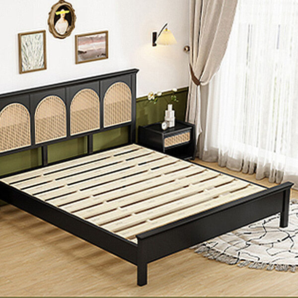 Furnliv Mandor Premium Solid Wood Cane Bed #05 - Image 7