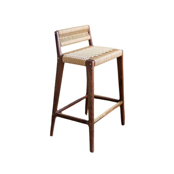 Furnliv Celine Solid Wood Bar Chair #02