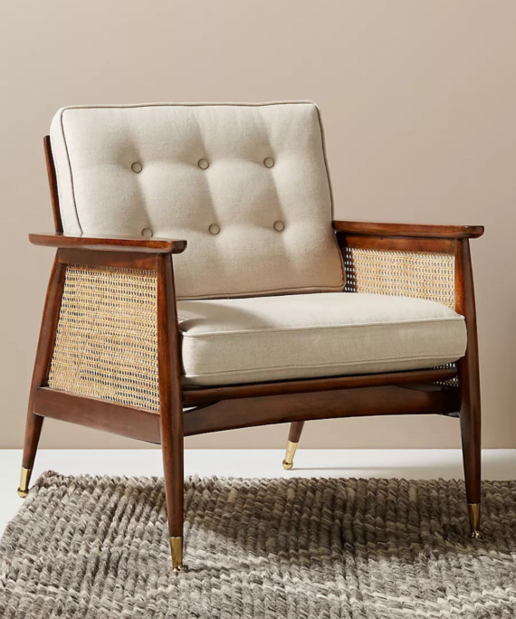Furnliv Mandor Premium Chandigarh Designed Cane Armchair #11