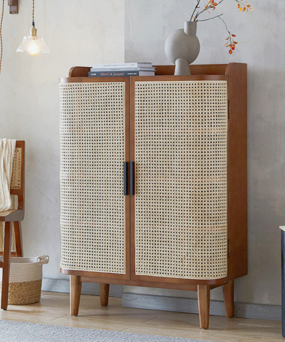 Furnliv Mandor Premium Rattan Shoe Rack #02
