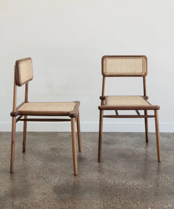 Furnliv Mandor Premium Cane Dining Chair #19