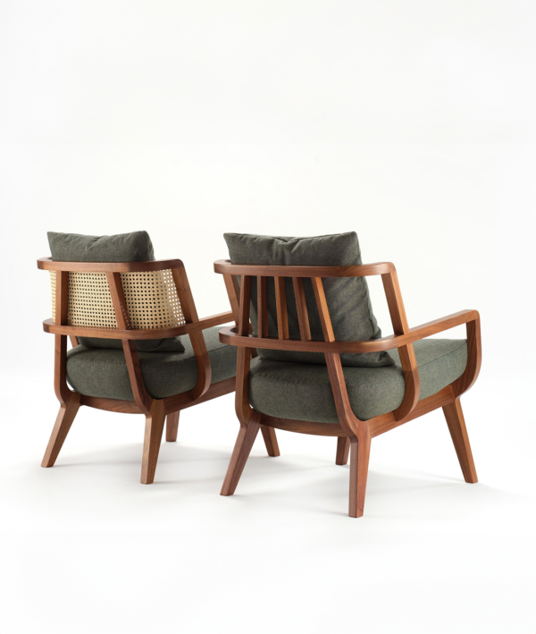 Furnliv Mandor Premium Low Back Cane Chair #13 - Image 2
