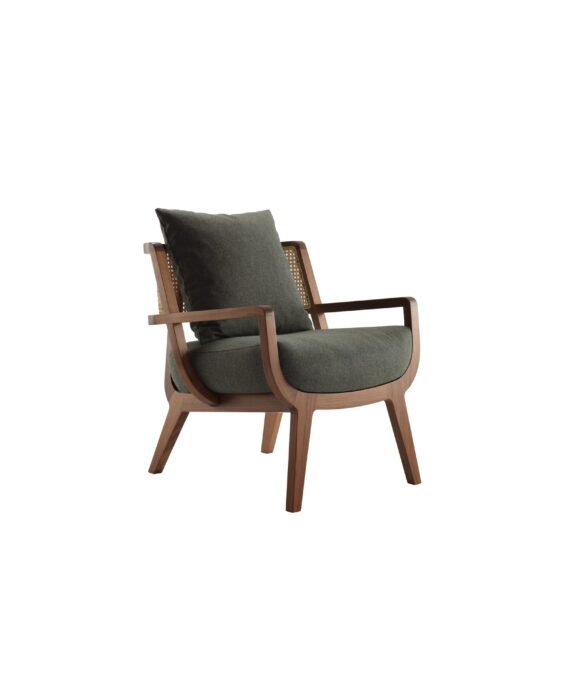 Furnliv Mandor Premium Low Back Cane Chair #13