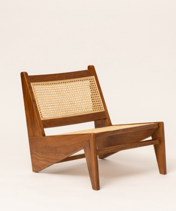 Furnliv Mandor Premium Cane Lounge Chair #16