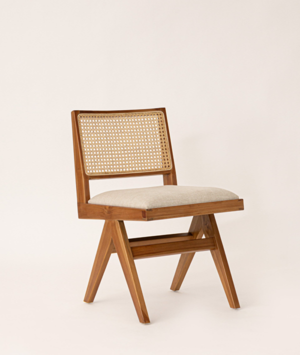 Furnliv Mandor Premium Chandigarh Designed Cane Dining Chair #15