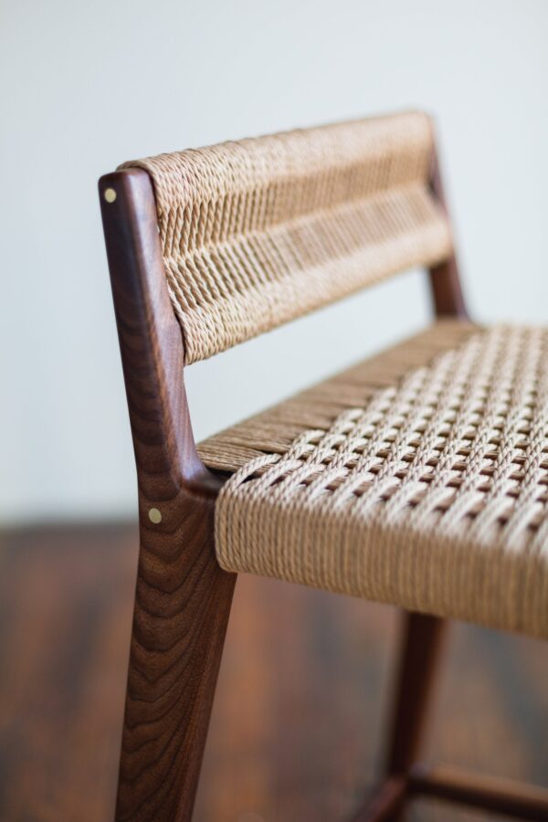 Furnliv Celine Solid Wood Bar Chair #02 - Image 5
