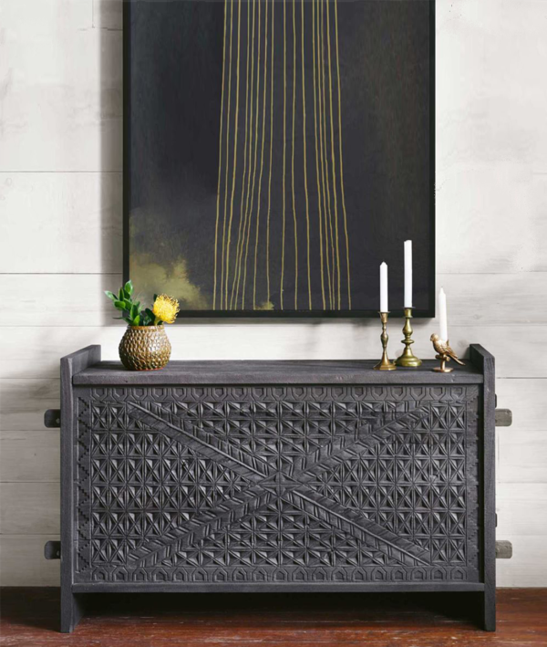 Furnliv Jodhpur Traditional Design Multipurpose Trunk Cabinet - Image 2