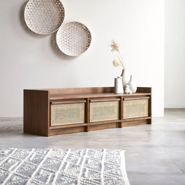 Furnliv Mandor Solid Wood TV Unit #08 - Image 3