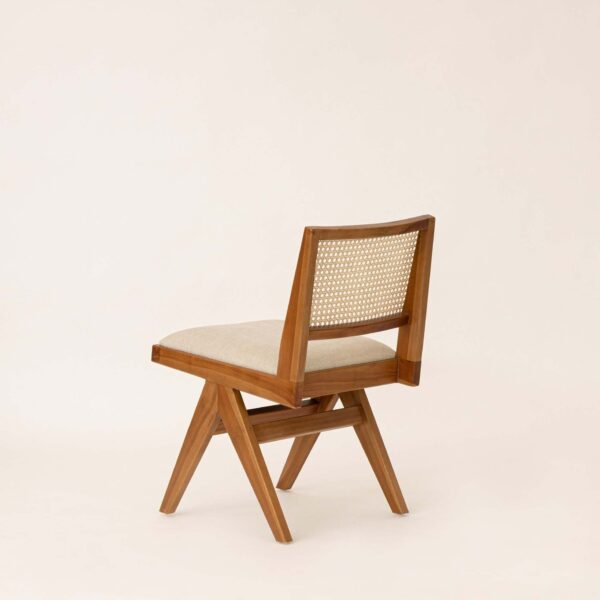 Furnliv Mandor Premium Chandigarh Designed Cane Dining Chair #15 - Image 3