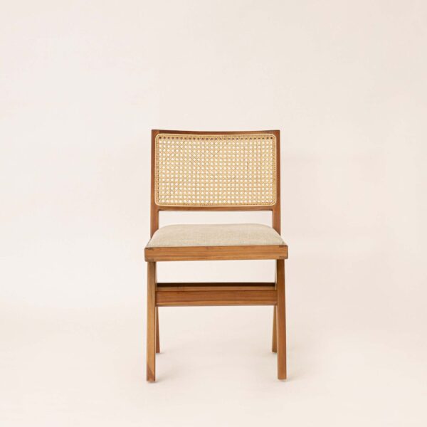 Furnliv Mandor Premium Chandigarh Designed Cane Dining Chair #15 - Image 9