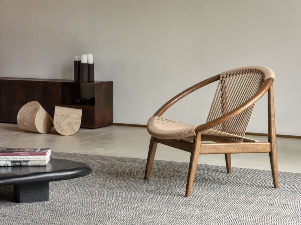 Furnliv Celine Premium Solid Wood Lounge Chair #01 - Image 3