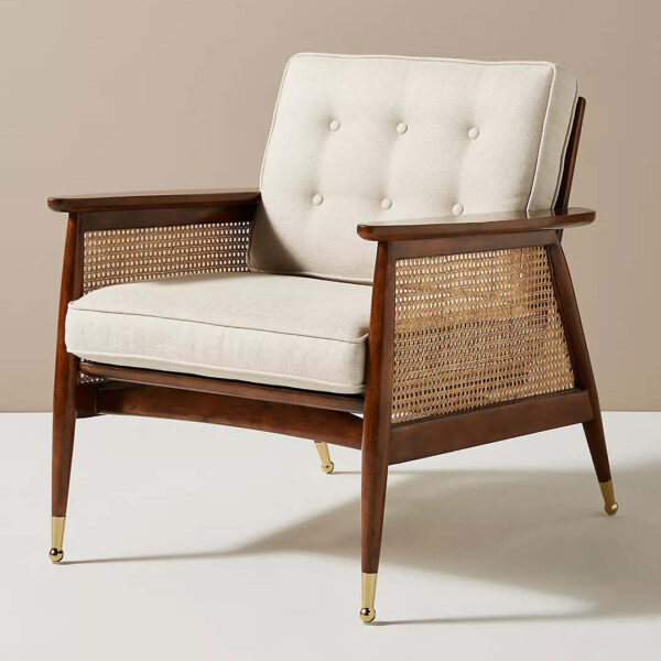 Furnliv Mandor Premium Chandigarh Designed Cane Armchair #11 - Image 2