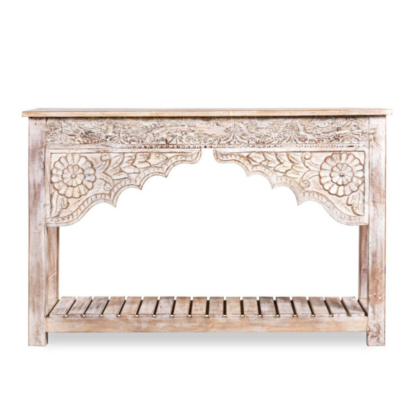 Furnliv Jodhpur Traditional Carved Console - Image 5