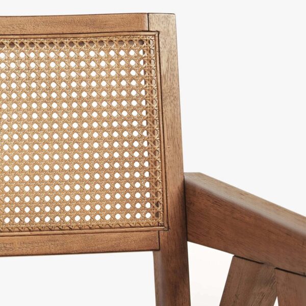 Furnliv Mandor Premium Chandigarh Designed Cane Lounge Chair #09 - Image 6