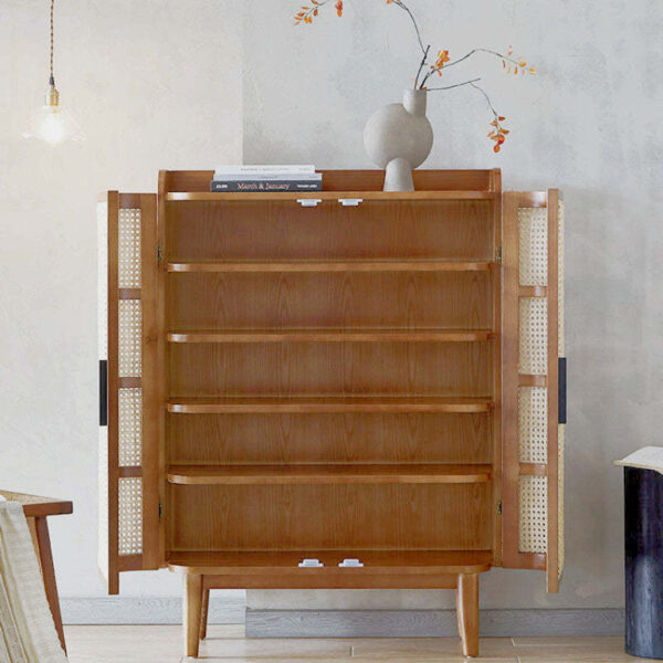 Furnliv Mandor Premium Rattan Shoe Rack #02 - Image 2