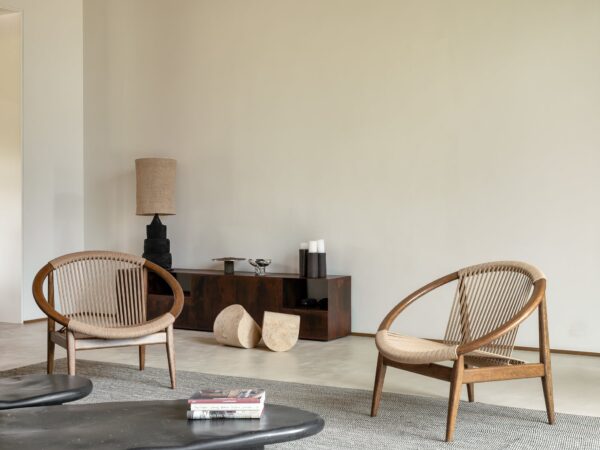 Furnliv Celine Premium Solid Wood Lounge Chair #01 - Image 7