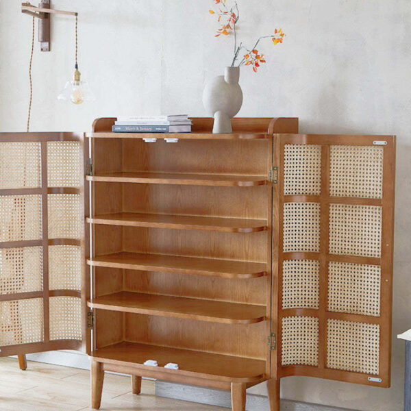 Furnliv Mandor Premium Rattan Shoe Rack #02 - Image 5