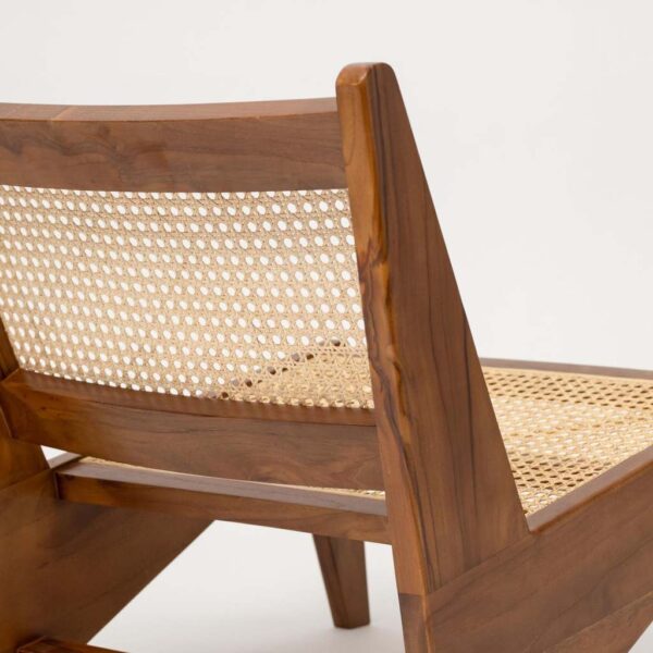 Furnliv Mandor Premium Cane Lounge Chair #16 - Image 5