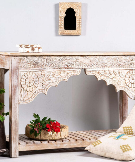 Furnliv Jodhpur Traditional Carved Console