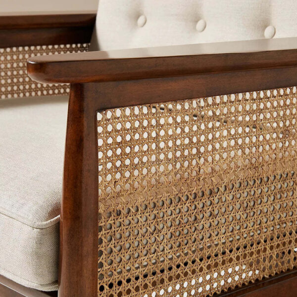 Furnliv Mandor Premium Chandigarh Designed Cane Armchair #11 - Image 4