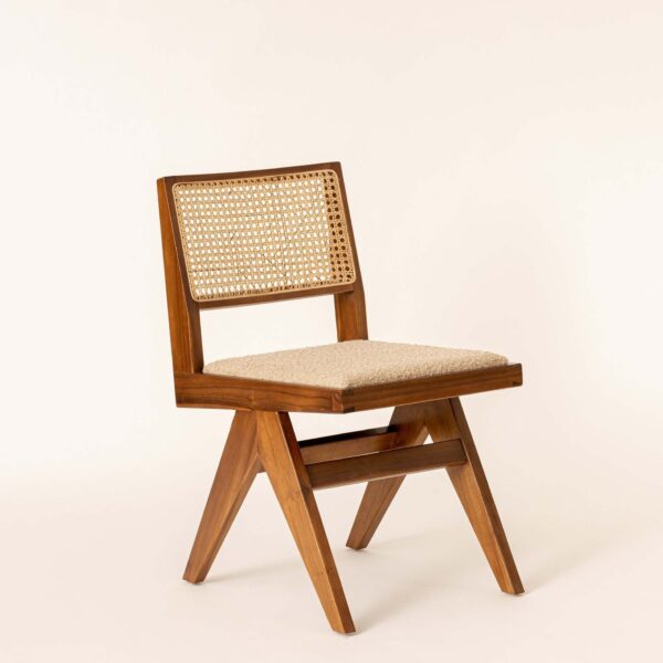 Furnliv Mandor Premium Chandigarh Designed Cane Dining Chair #15 - Image 6
