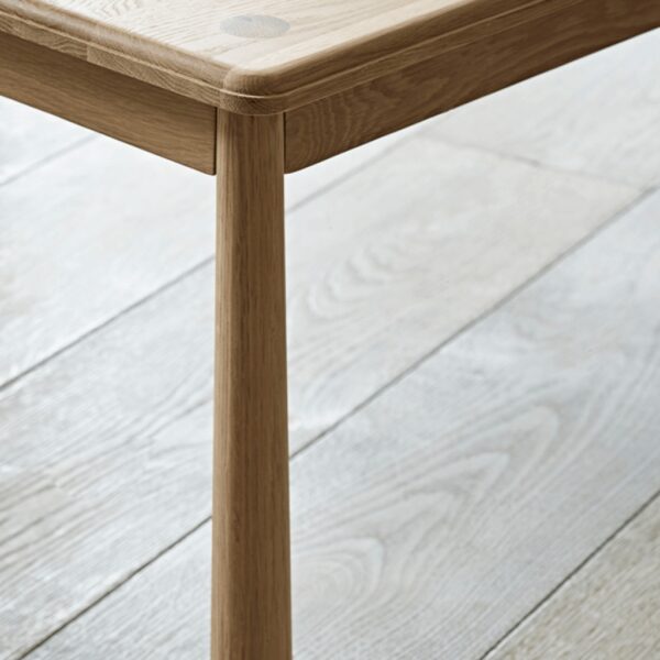 Furnliv Ella Scandinavian Style Oak Wood Bench #5 - Image 3