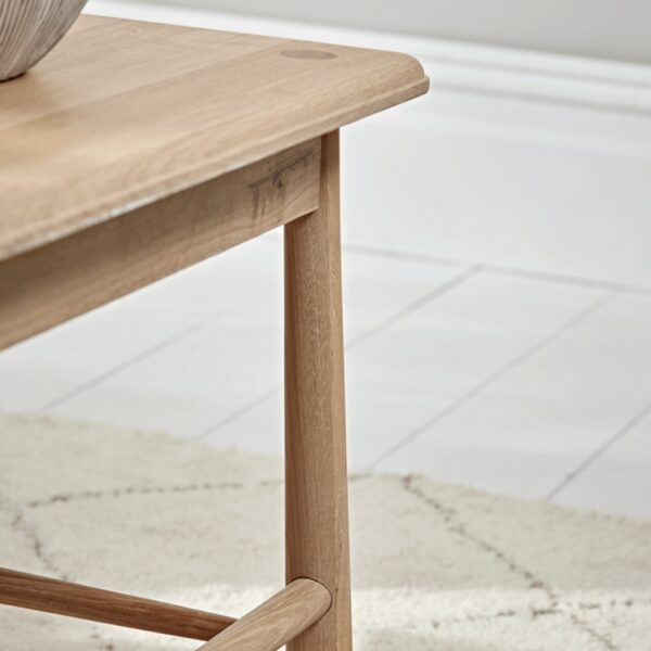 Furnliv Ella Scandinavian Style Oak Wood Coffee Table #2 - Image 3