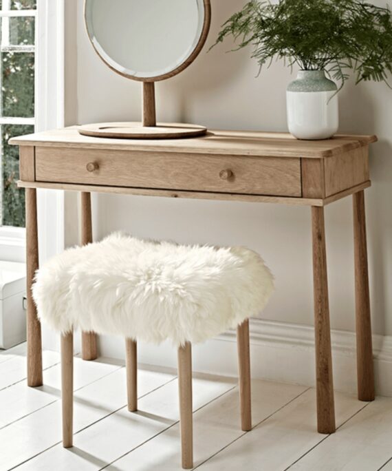 Furnliv Ella Scandinavian Style Oak Wood Console Table #1
