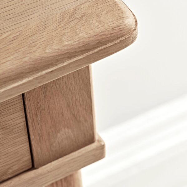 Furnliv Ella Scandinavian Style Oak Wood Console Table #1 - Image 5