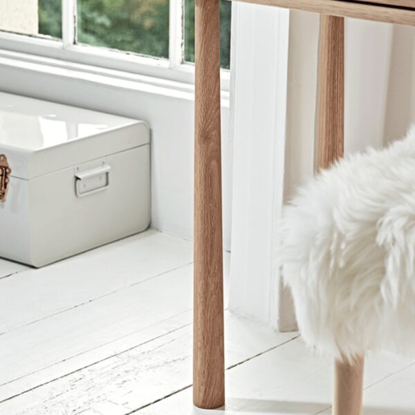 Furnliv Ella Scandinavian Style Oak Wood Console Table #1 - Image 6