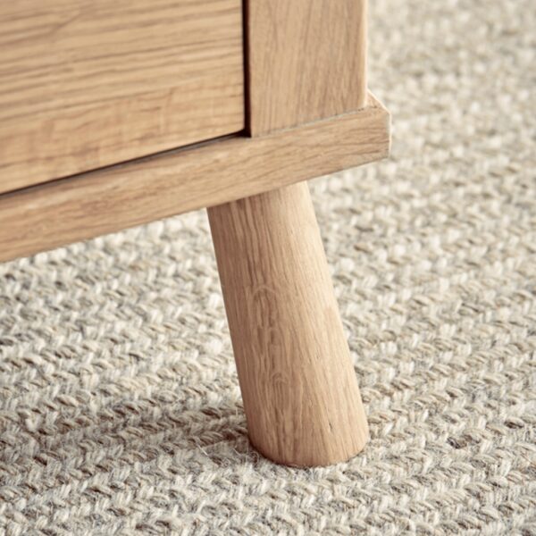 Furnliv Ella Scandinavian Style Oak Wood Sideboard #3 - Image 5