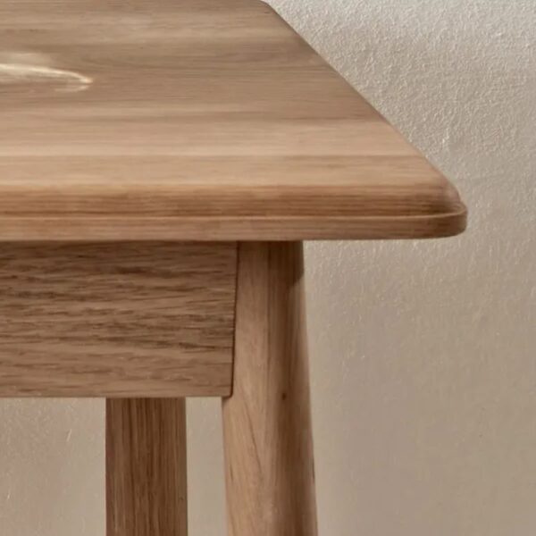 Furnliv Ella Scandinavian Style Oak Wood Study Table #4 - Image 2