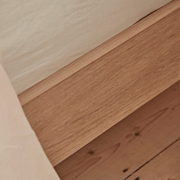 Furnliv Ella Scandinavian Style Oak Wood Bed #8 - Image 4