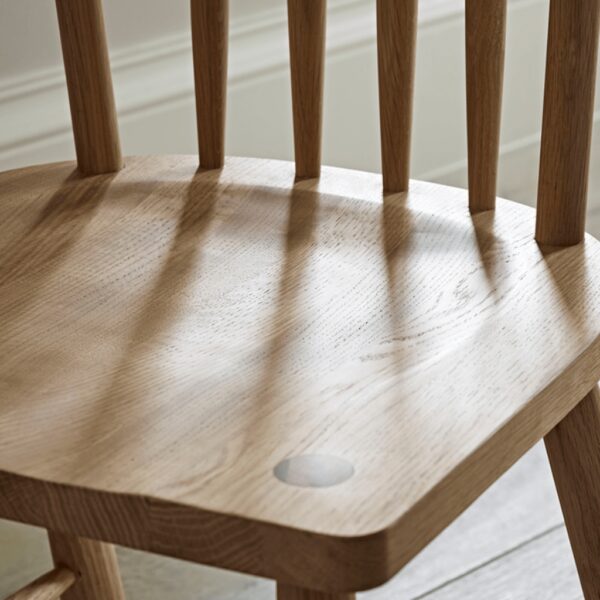 Furnliv Ella Scandinavian Style Oak Wood Dining Chair #6 - Image 2