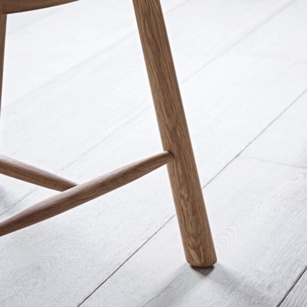 Furnliv Ella Scandinavian Style Oak Wood Dining Chair #6 - Image 4