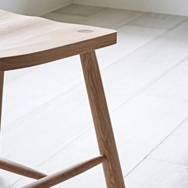Furnliv Ella Scandinavian Style Oak Wood Dining Chair #6 - Image 3