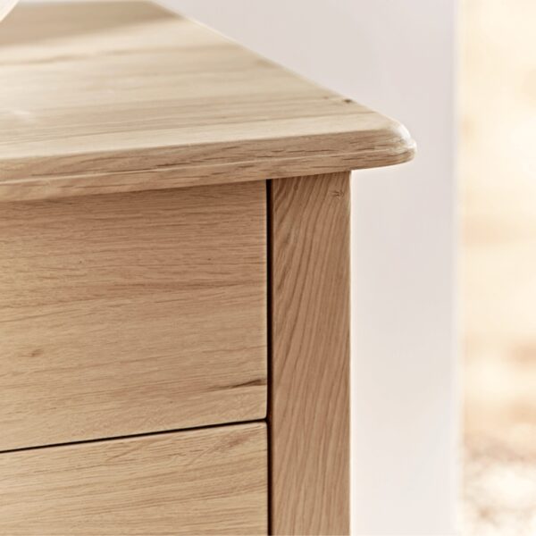 Furnliv Ella Scandinavian Style Oak Wood Chest of Drawers #10 - Image 2