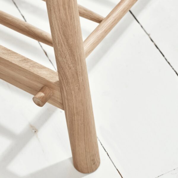 Furnliv Ella Scandinavian Style Oak Wood Clothes Hanger #7 - Image 3