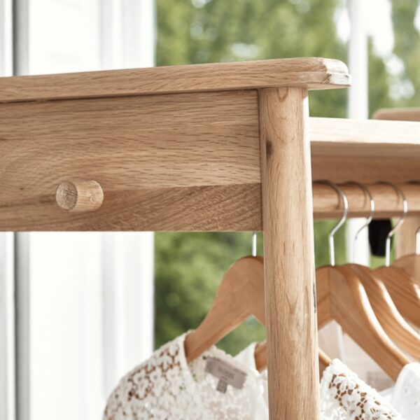 Furnliv Ella Scandinavian Style Oak Wood Clothes Hanger #7 - Image 2