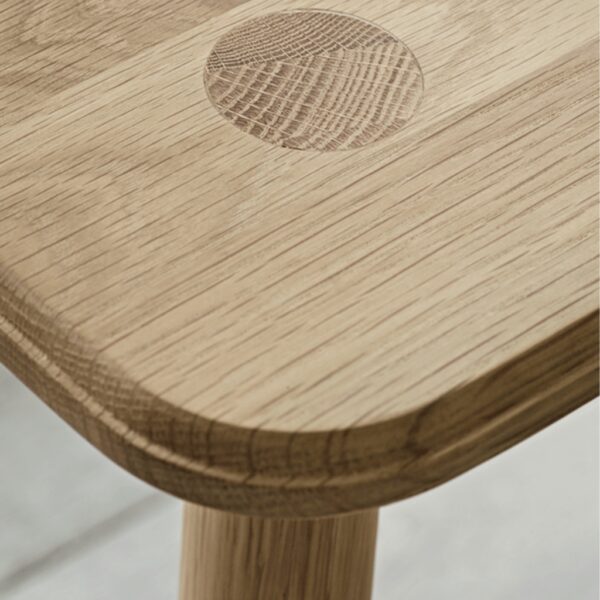 Furnliv Ella Scandinavian Style Oak Wood Dining Table #9 - Image 5