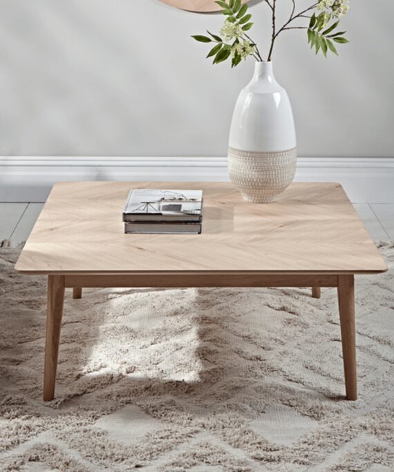 Furnliv Sienna Premium Oak Wood Coffee Table #2