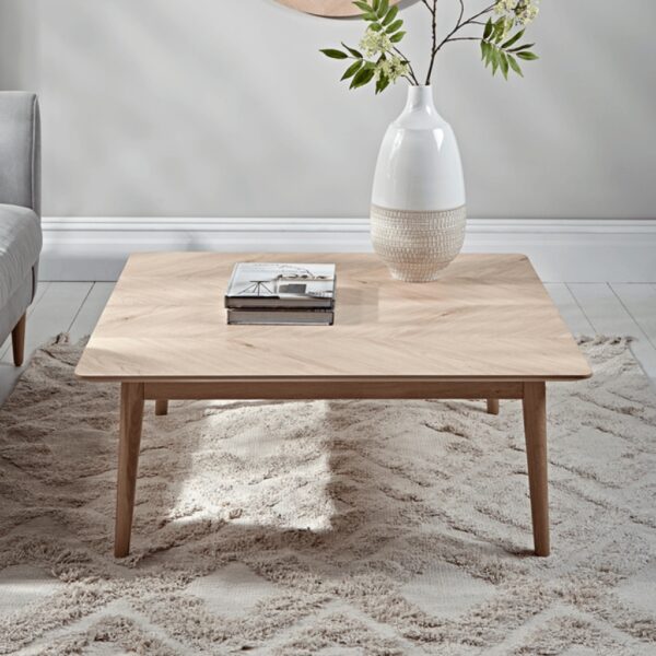 Furnliv Sienna Premium Oak Wood Coffee Table #2