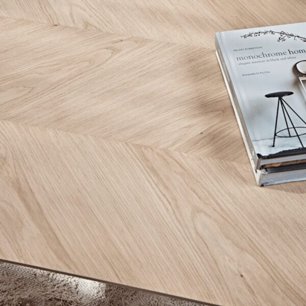 Furnliv Sienna Premium Oak Wood Coffee Table #2 - Image 3
