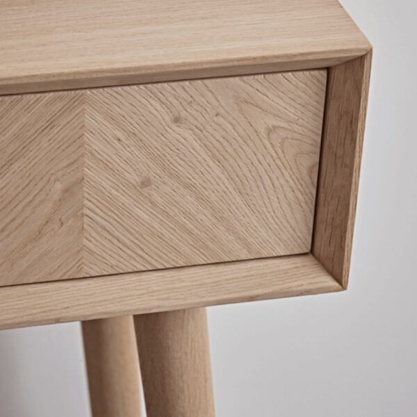 Furnliv Sienna Premium Oak Wood Console Table #1 - Image 3